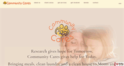 Desktop Screenshot of communitycares.org